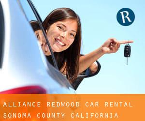Alliance Redwood car rental (Sonoma County, California)