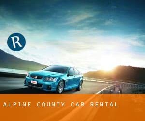 Alpine County car rental