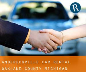 Andersonville car rental (Oakland County, Michigan)