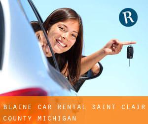Blaine car rental (Saint Clair County, Michigan)