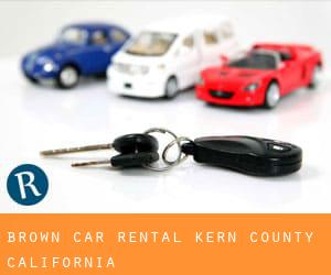 Brown car rental (Kern County, California)