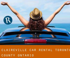 Claireville car rental (Toronto county, Ontario)