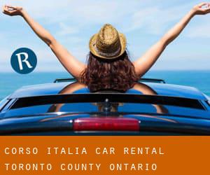 Corso Italia car rental (Toronto county, Ontario)