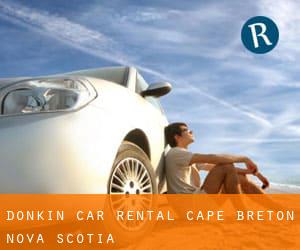 Donkin car rental (Cape Breton, Nova Scotia)