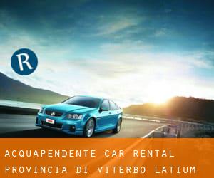 Acquapendente car rental (Provincia di Viterbo, Latium)