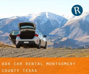 Ada car rental (Montgomery County, Texas)
