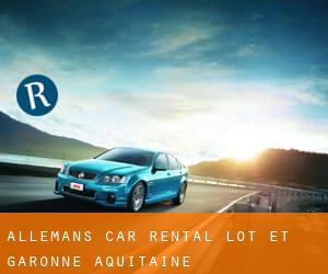 Allemans car rental (Lot-et-Garonne, Aquitaine)