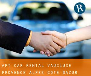 Apt car rental (Vaucluse, Provence-Alpes-Côte d'Azur)