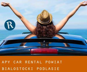Łapy car rental (Powiat białostocki, Podlasie)