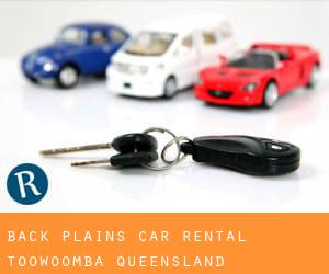 Back Plains car rental (Toowoomba, Queensland)