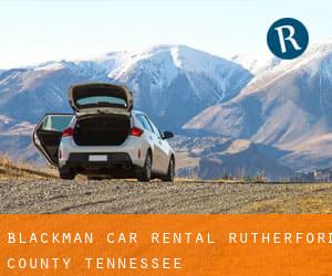 Blackman car rental (Rutherford County, Tennessee)