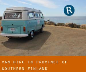 Van Hire in Province of Southern Finland