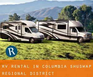 RV Rental in Columbia-Shuswap Regional District