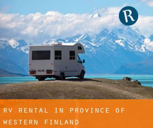 RV Rental in Province of Western Finland