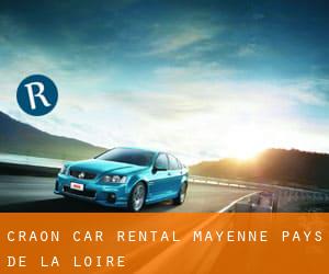 Craon car rental (Mayenne, Pays de la Loire)