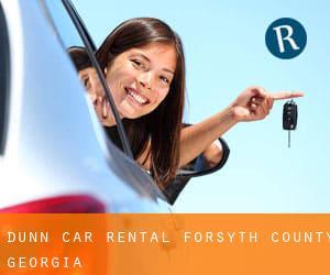 Dunn car rental (Forsyth County, Georgia)