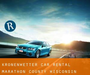 Kronenwetter car rental (Marathon County, Wisconsin)