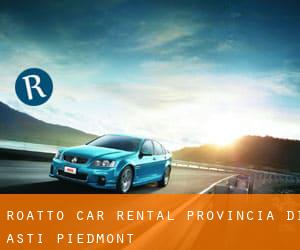 Roatto car rental (Provincia di Asti, Piedmont)
